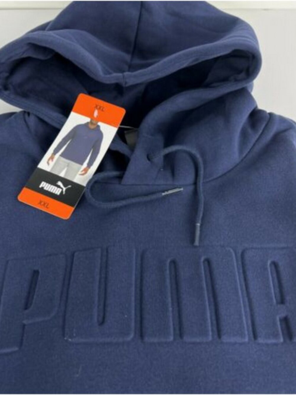 Puma Mens Mid-weight Modern Basics V2 Fleece Hoodie | Navy | XXL